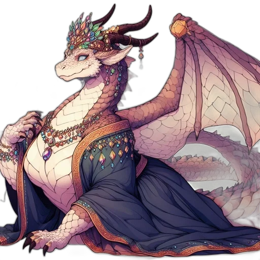 dragon, animal, creature, staff transparent PNG cut-out