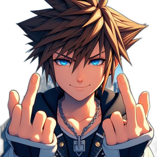 jacket, weapon, pixel art, anime transparent PNG cut-out