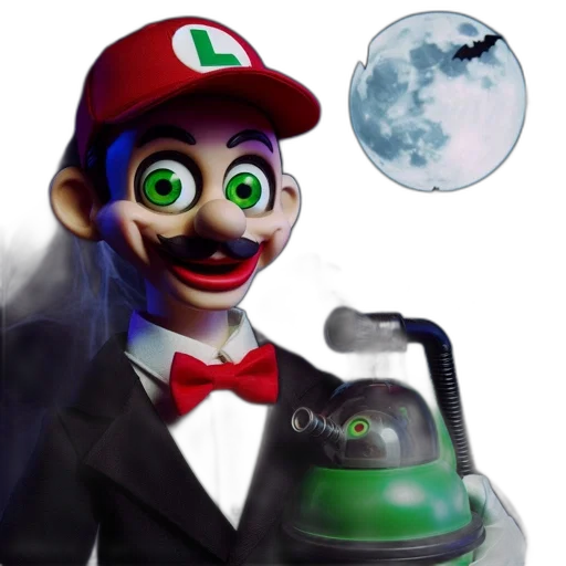 mask, robot, hat, staff transparent PNG cut-out