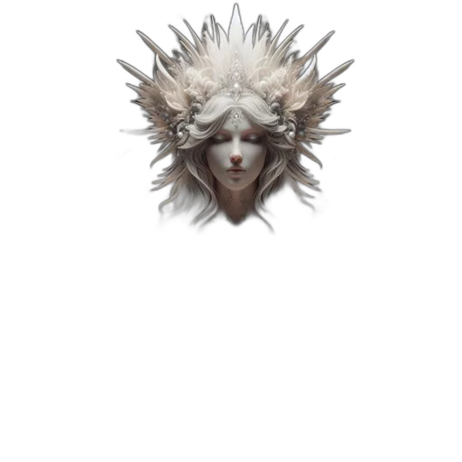 mask, face, crown, hair transparent PNG cut-out