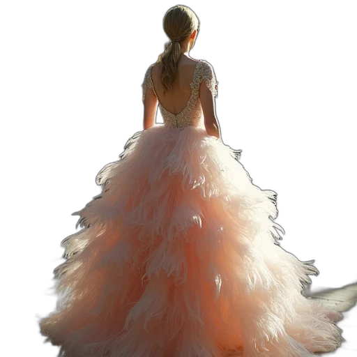 dress, crown, concept art, watercolor transparent PNG cut-out
