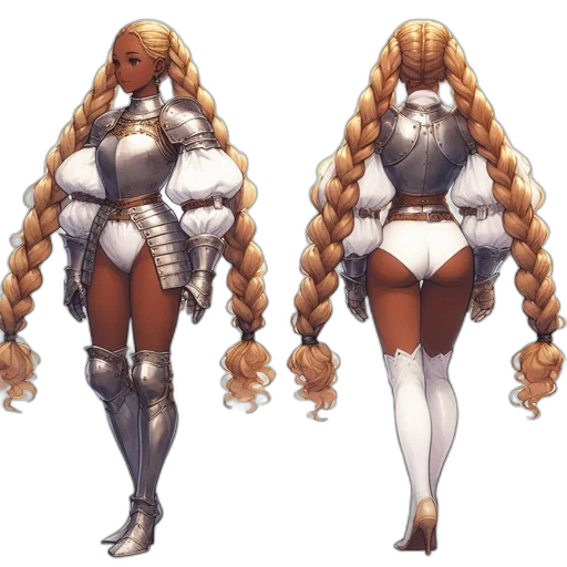 hair, concept art, fantasy art, pixel art transparent PNG cut-out