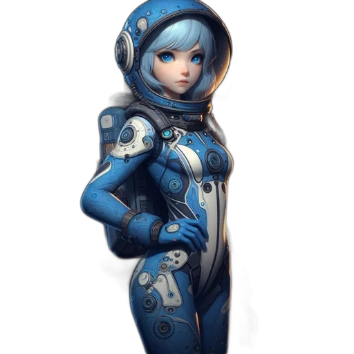 robot, dress, jacket, face transparent PNG cut-out