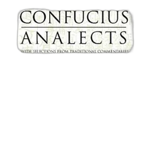 cover, confucius, analects, features transparent PNG cut-out
