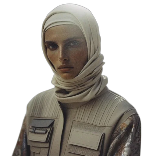 jacket, face, staff, mask transparent PNG cut-out