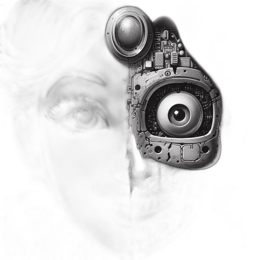 mask, robot, face, weapon transparent PNG cut-out