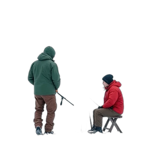 jacket, staff, umbrella, weapon transparent PNG cut-out