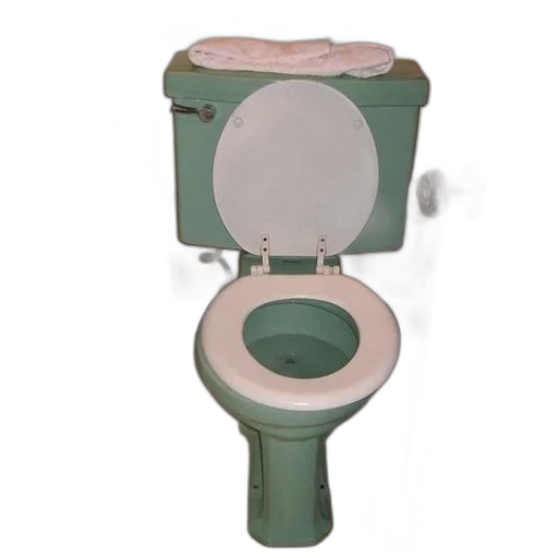furniture, 3d render, green, toilet transparent PNG cut-out