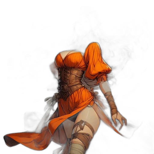dress, staff, sword, weapon transparent PNG cut-out