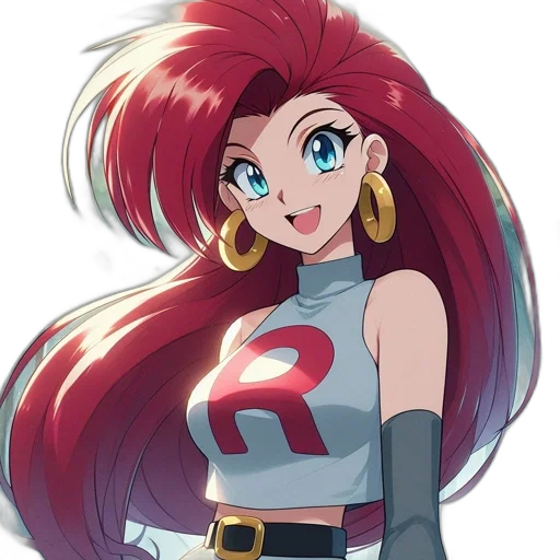 hair, staff, anime, cartoon transparent PNG cut-out