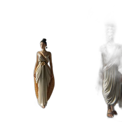 dress, jewelry, 3d render, concept art transparent PNG cut-out