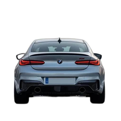 car, 3d render, photorealistic, rear transparent PNG cut-out