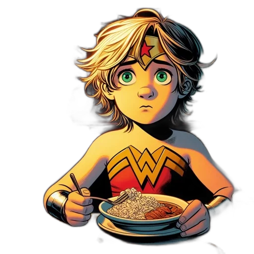 food, comic book art, pixel art, concept art transparent PNG cut-out