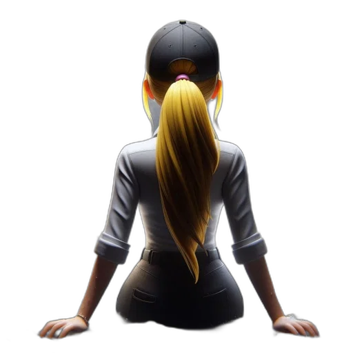 staff, hat, hair, face transparent PNG cut-out
