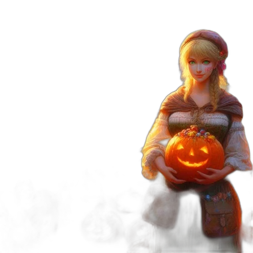 mask, dress, staff, 3d render transparent PNG cut-out