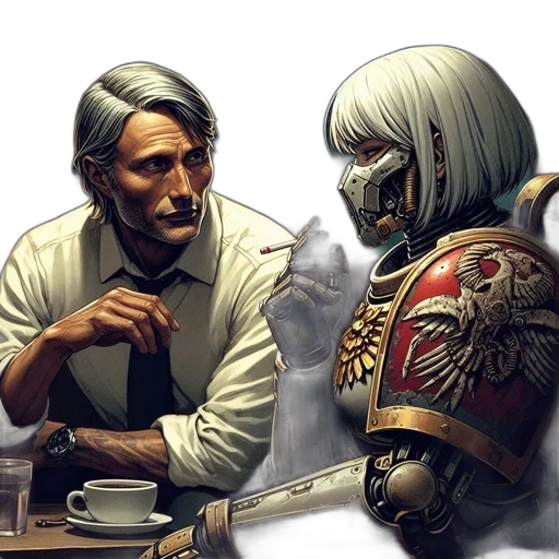 robot, mask, face, weapon transparent PNG cut-out