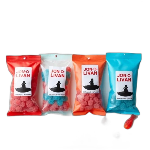 food, set, four, bags transparent PNG cut-out