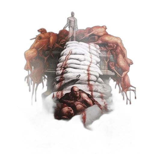 face, creature, mask, weapon transparent PNG cut-out