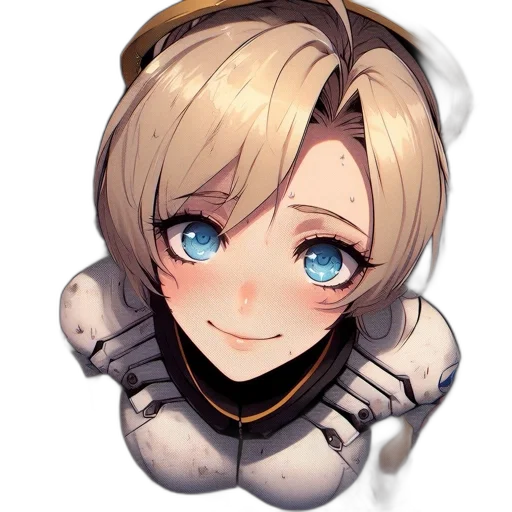 face, crown, staff, robot transparent PNG cut-out