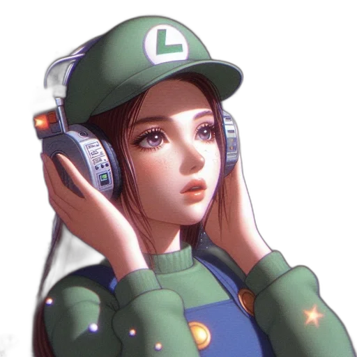 hat, face, robot, jacket transparent PNG cut-out