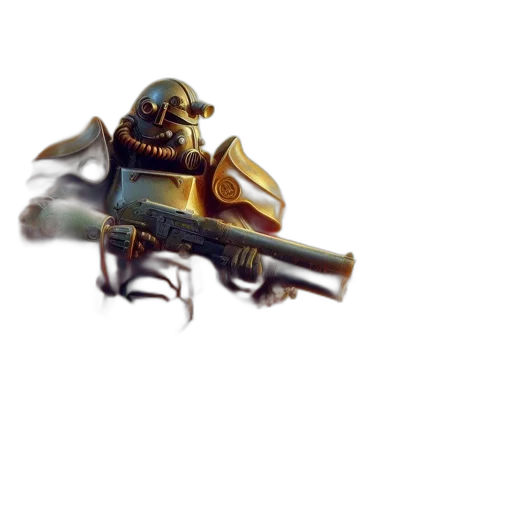 weapon, robot, staff, creature transparent PNG cut-out