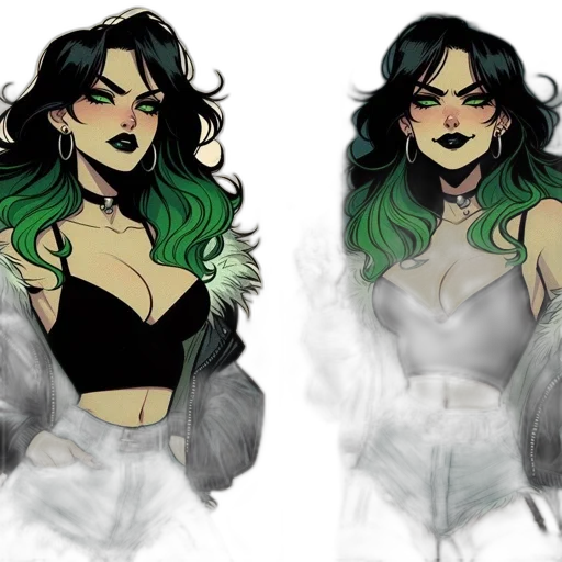concept art, comic book art, pixel art, fantasy art transparent PNG cut-out