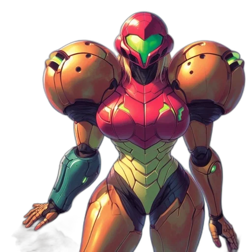 robot, weapon, concept art, pixel art transparent PNG cut-out