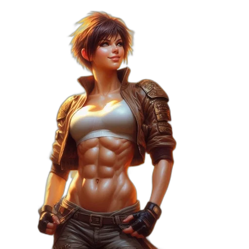 jacket, weapon, concept art, cyberpunk transparent PNG cut-out