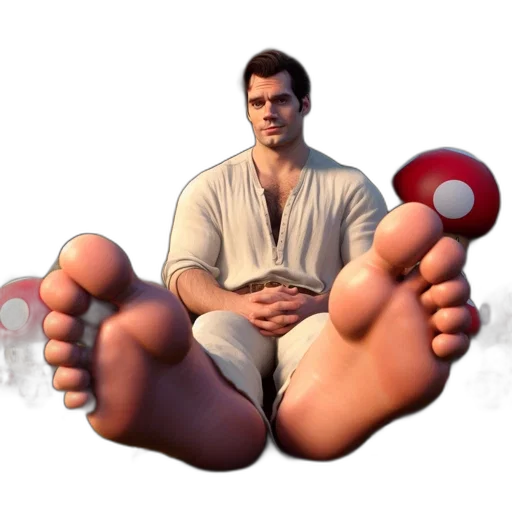 shoes, weapon, robot, 3d render transparent PNG cut-out