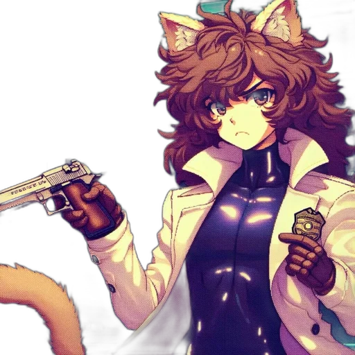 weapon, staff, animal, anime transparent PNG cut-out