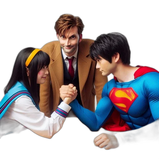 comic book art, concept art, 3d render, anime transparent PNG cut-out