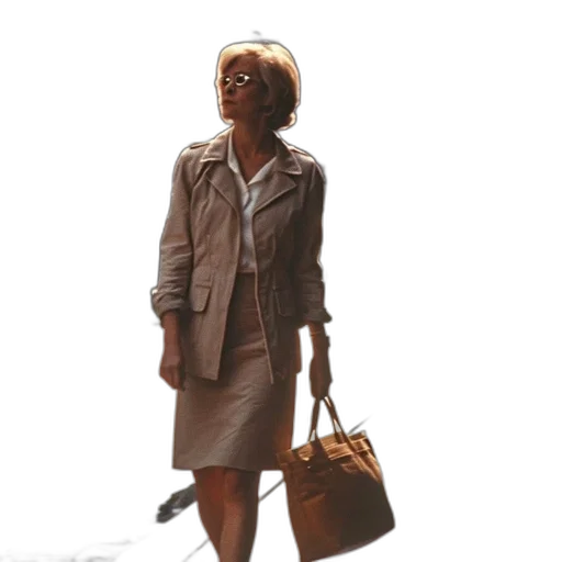 staff, jacket, dress, photorealistic transparent PNG cut-out