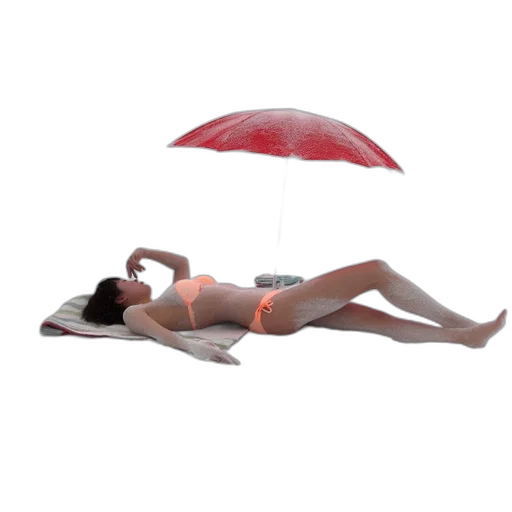 umbrella, 3d render, photorealistic, concept art transparent PNG cut-out