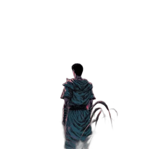 creature, dragon, staff, weapon transparent PNG cut-out