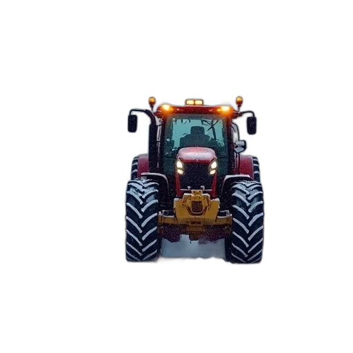 car, tractor, plowing, snow transparent PNG cut-out