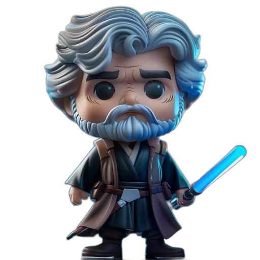staff, concept art, 3d render, pixel art transparent PNG cut-out