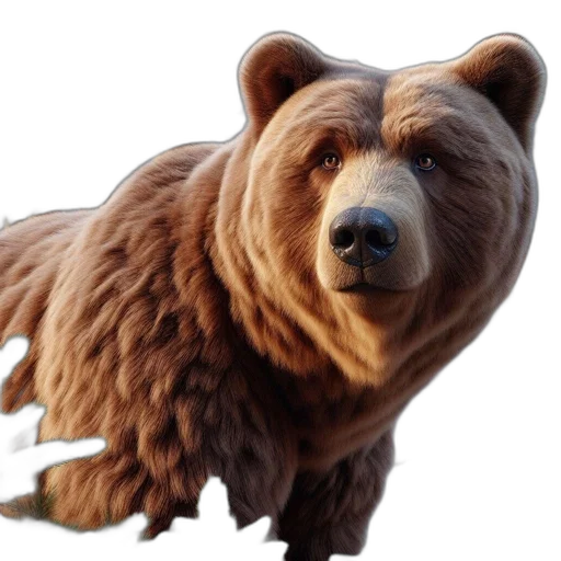 animal, creature, face, 3d render transparent PNG cut-out