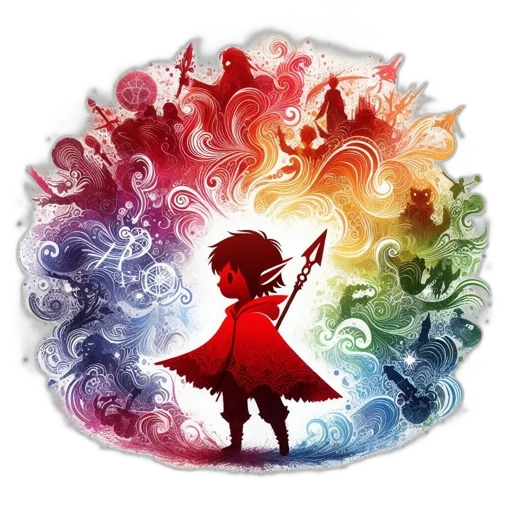 staff, mask, dress, concept art transparent PNG cut-out