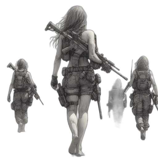 weapon, concept art, fantasy art, comic book art transparent PNG cut-out