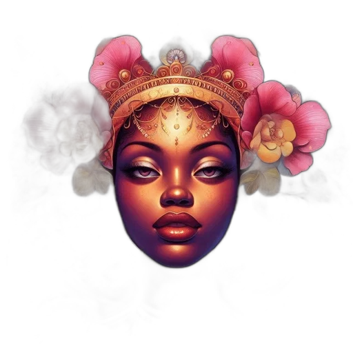 crown, face, jewelry, mask transparent PNG cut-out