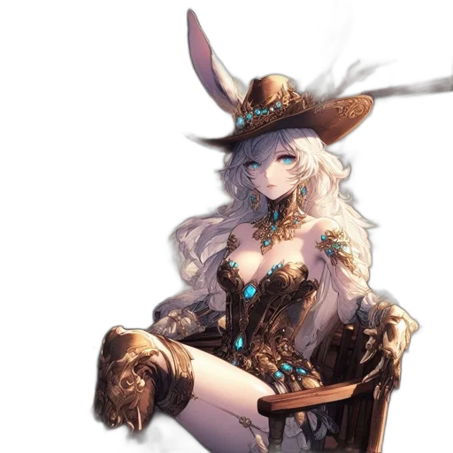 hat, staff, crown, weapon transparent PNG cut-out