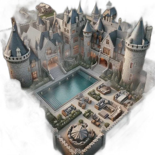 concept art, fantasy art, 3d render, photorealistic transparent PNG cut-out