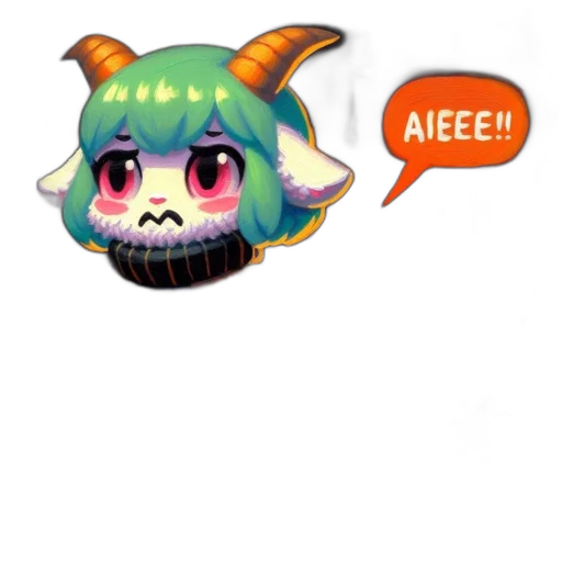 creature, face, mask, staff transparent PNG cut-out