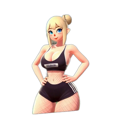 dress, pixel art, 3d render, concept art transparent PNG cut-out