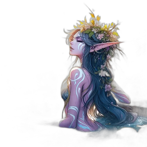 crown, fantasy art, concept art, watercolor transparent PNG cut-out