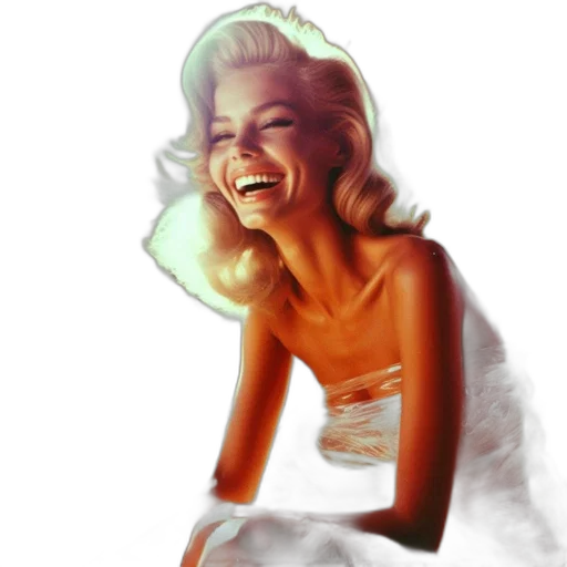 face, dress, crown, photorealistic transparent PNG cut-out
