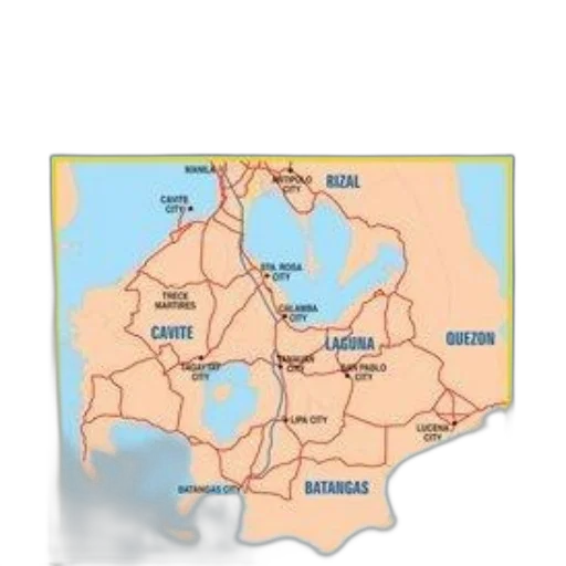 map, philippines, showing, regions transparent PNG cut-out