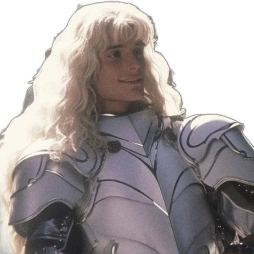 robot, sword, face, hair transparent PNG cut-out