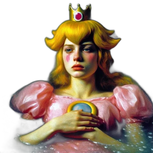 crown, dress, jewelry, face transparent PNG cut-out