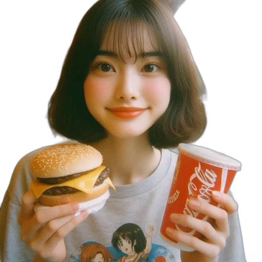 food, face, robot, creature transparent PNG cut-out